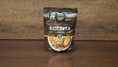 котлета с гречей