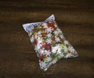 Лесная смесь, 1 кг (фасоль, брокколи, шампиньоны, перец красн. слад) 1/10